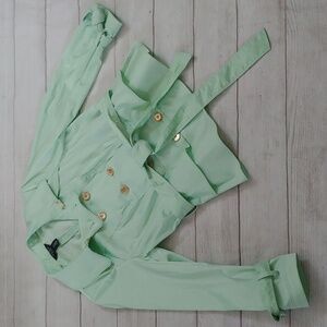 WHITE HOUSE BLACK MARKET SATIN JACKET